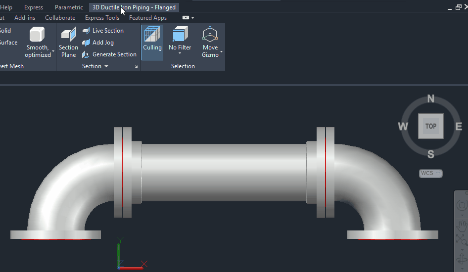 3D Flanged Bolts