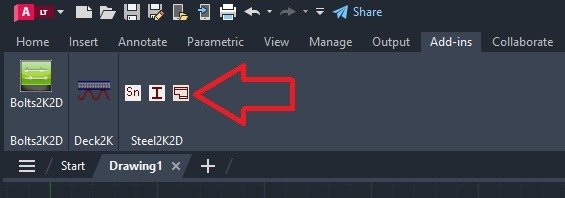 Steel2K LT Toolbars