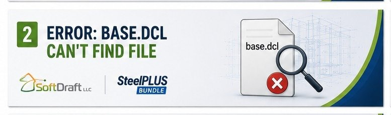 Error: base.dcl Can’t Find File