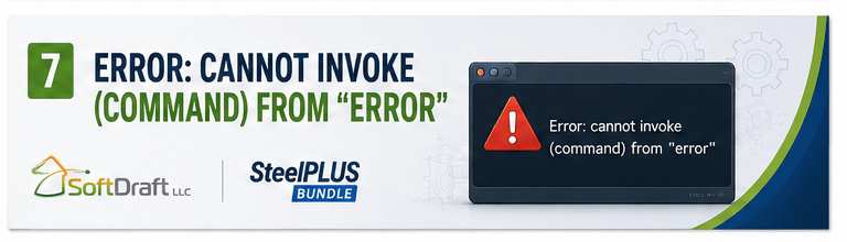 Error: Cannot Invoke (command) from “error”